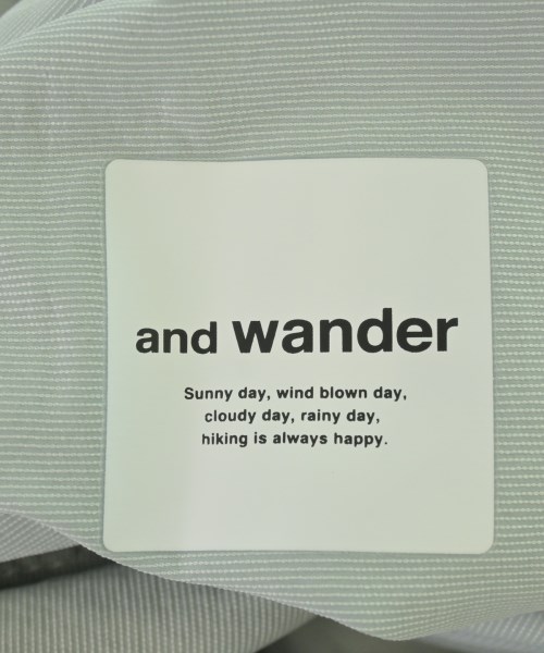 and wander（アンド　ワンダー）その他 青 サイズ:L メンズ/2200710441430