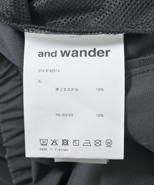 and wander（アンド　ワンダー）その他 グレー サイズ:XL メンズ/2200710441461