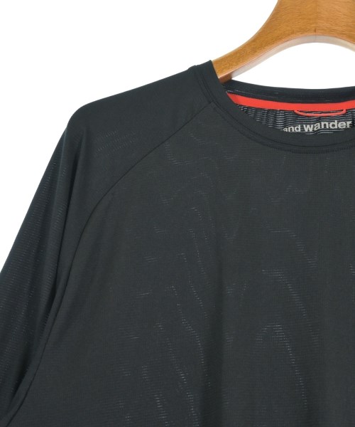 and wander（アンド　ワンダー）Tシャツ・カットソー 黒 サイズ:XL メンズ/2200710441485