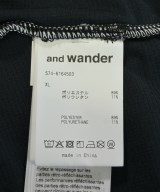 and wander（アンド　ワンダー）Tシャツ・カットソー 黒 サイズ:XL メンズ/2200710441485