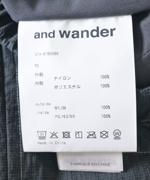 and wander（アンド　ワンダー）その他 グレー サイズ:-(M位) レディース/2200710441553