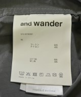 and wander（アンド　ワンダー）ロング・マキシ丈スカート グレー サイズ:S レディース/2200710441577