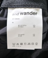 and wander（アンド　ワンダー）ロング・マキシ丈スカート 黒 サイズ:-(M位) レディース/2200710441607