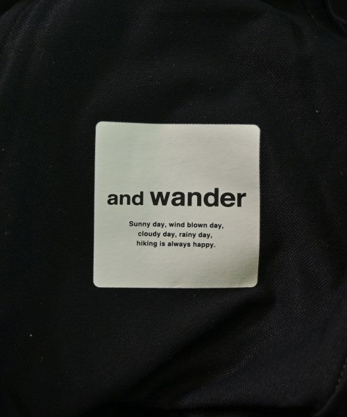 and wander（アンド　ワンダー）その他 黒 サイズ:3(L位) メンズ/2200666832061