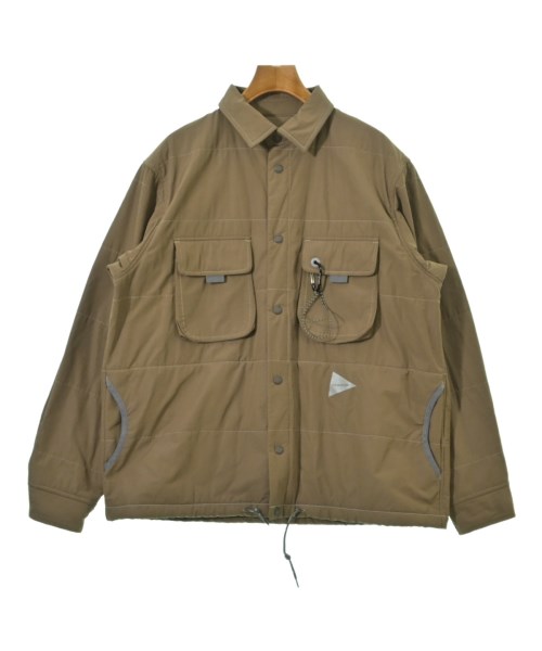 and wander(アンド　ワンダー)カジュアルシャツ 茶 サイズ:-(M位)/2200667367029