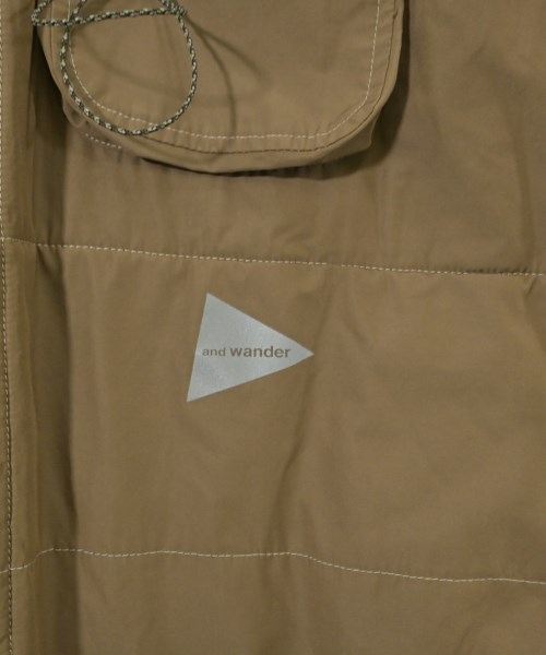 and wander（アンド　ワンダー）カジュアルシャツ 茶 サイズ:-(M位) メンズ/2200667367029