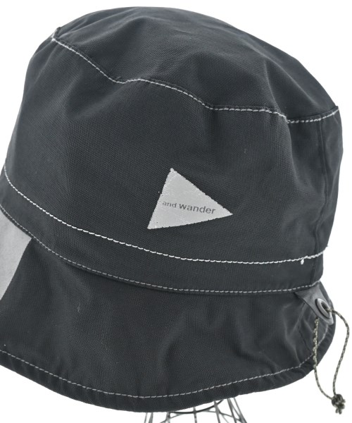 and wander（アンド　ワンダー）ハット 黒 サイズ:F メンズ/2200668691017