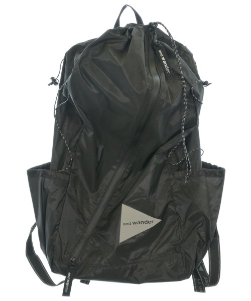 and wander(アンド　ワンダー)バックパック・リュック 黒 サイズ:-/2200665160059