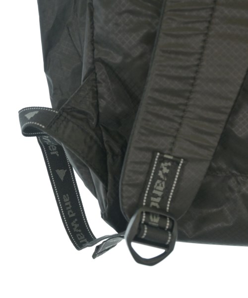 and wander（アンド　ワンダー）バックパック・リュック 黒 サイズ:- メンズ/2200665160059