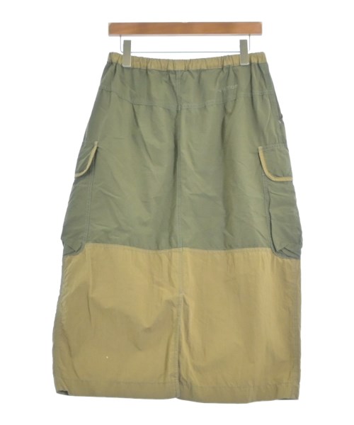 and wander（アンド　ワンダー）ロング・マキシ丈スカート カーキ サイズ:M レディース/2200666796134