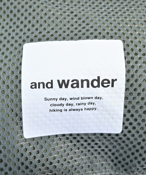 and wander（アンド　ワンダー）ロング・マキシ丈スカート カーキ サイズ:M レディース/2200666796134