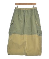 and wander（アンド　ワンダー）ロング・マキシ丈スカート カーキ サイズ:M レディース/2200666796134