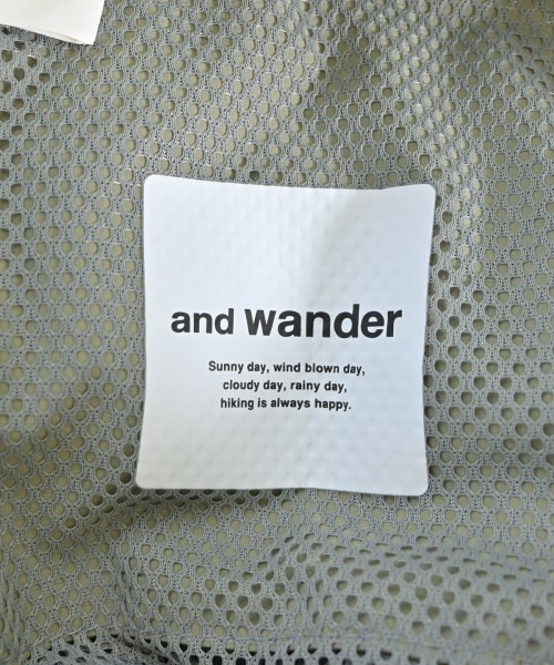 and wander（アンド　ワンダー）ロング・マキシ丈スカート カーキ サイズ:S レディース/2200666796141