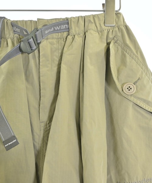 and wander（アンド　ワンダー）ロング・マキシ丈スカート カーキ サイズ:S レディース/2200666796141