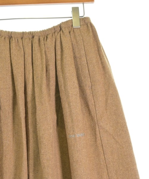 and wander（アンド　ワンダー）ロング・マキシ丈スカート 茶 サイズ:WS レディース/2200666796158