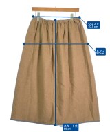 and wander（アンド　ワンダー）ロング・マキシ丈スカート 茶 サイズ:WS レディース/2200666796158