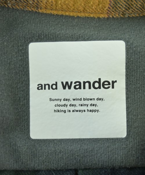 and wander（アンド　ワンダー）ブラウス 黄 サイズ:0(XS位) レディース/2200666796226