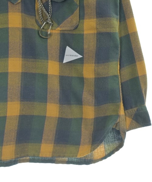 and wander（アンド　ワンダー）ブラウス 黄 サイズ:0(XS位) レディース/2200666796226