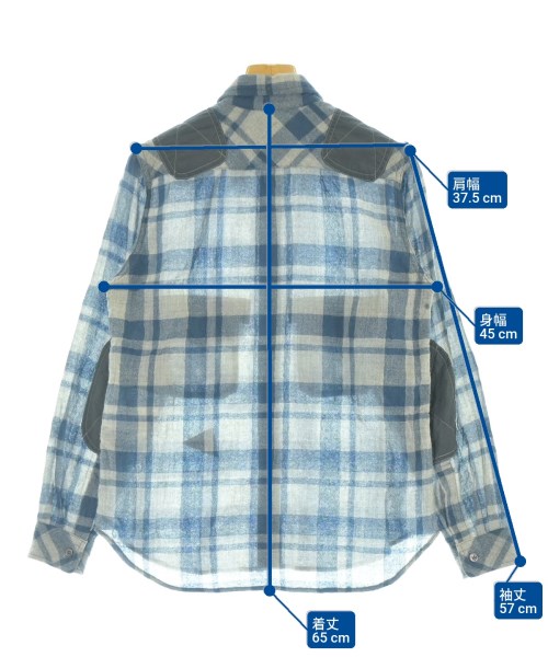 and wander（アンド　ワンダー）カジュアルシャツ グレー サイズ:0(XS位) レディース/2200666796233