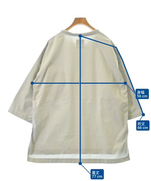 and wander（アンド　ワンダー）ブラウス グレー サイズ:0(XS位) レディース/2200666796240