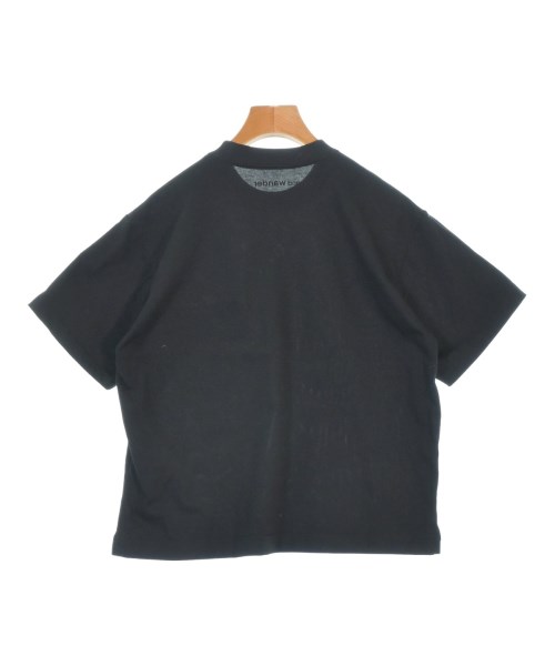 and wander（アンド　ワンダー）Tシャツ・カットソー 黒 サイズ:S レディース/2200666796325