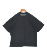 and wander（アンド　ワンダー）Tシャツ・カットソー 黒 サイズ:S レディース/2200666796325
