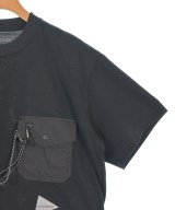 and wander（アンド　ワンダー）Tシャツ・カットソー 黒 サイズ:S レディース/2200666796325