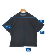 and wander（アンド　ワンダー）Tシャツ・カットソー 黒 サイズ:S レディース/2200666796325