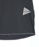 and wander（アンド　ワンダー）Tシャツ・カットソー 黒 サイズ:00(XS位) レディース/2200666796332