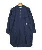 and wander（アンド　ワンダー）カジュアルシャツ 紺 サイズ:3(XL位) メンズ/2200667803145