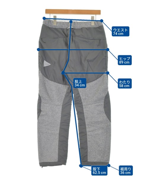 and wander（アンド　ワンダー）その他 グレー サイズ:2(M位) メンズ/2200667803428