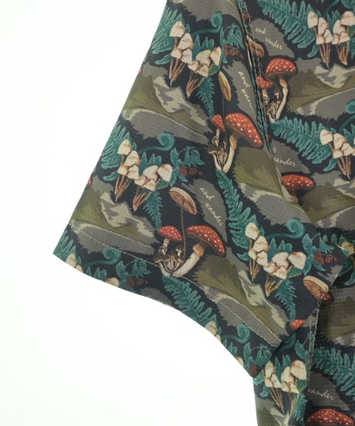 and wander（アンド　ワンダー）カジュアルシャツ カーキ サイズ:-(L位) メンズ/2200667387287