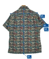 and wander（アンド　ワンダー）カジュアルシャツ カーキ サイズ:-(L位) メンズ/2200667387287