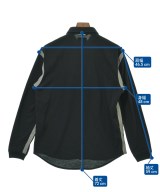 and wander（アンド　ワンダー）カジュアルシャツ 黒 サイズ:2(S位) メンズ/2200667387621