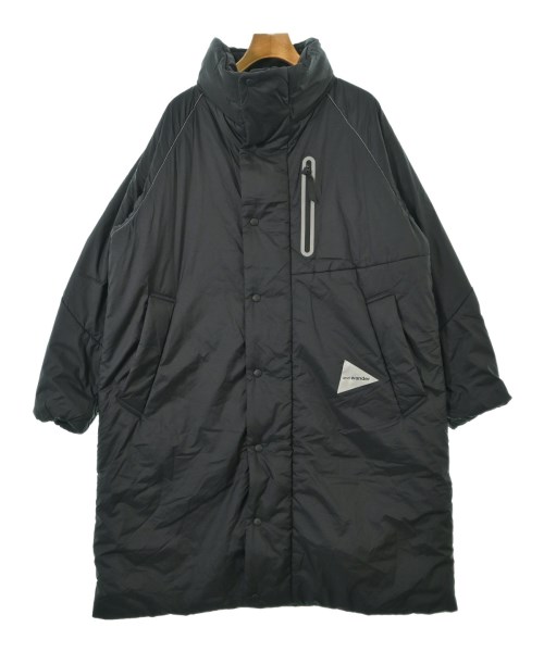 and wander(アンド　ワンダー)ダウンコート 黒 サイズ:M/2200671053017