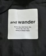 and wander（アンド　ワンダー）ダウンコート 黒 サイズ:M レディース/2200671053017