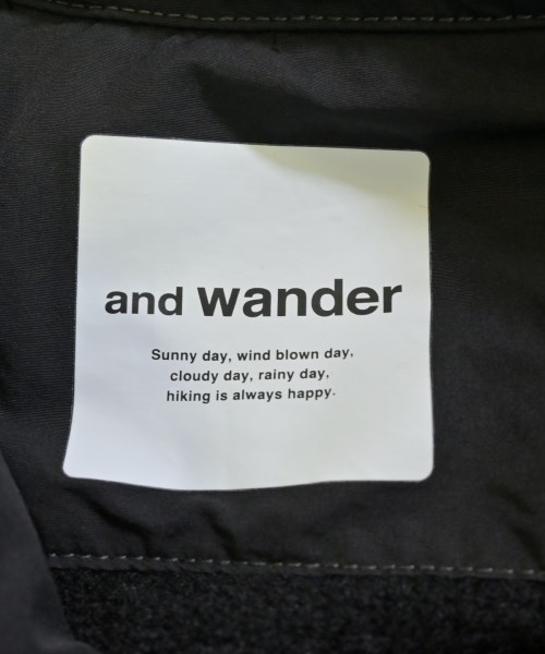 and wander（アンド　ワンダー）その他 黒 サイズ:WS レディース/2200722334027