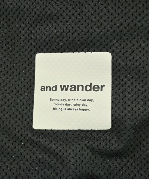 and wander（アンド　ワンダー）その他 黒 サイズ:4(XL位) メンズ/2200719086038