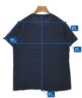 and wander（アンド　ワンダー）Tシャツ・カットソー 紺 サイズ:2(M位) レディース/2200727190062