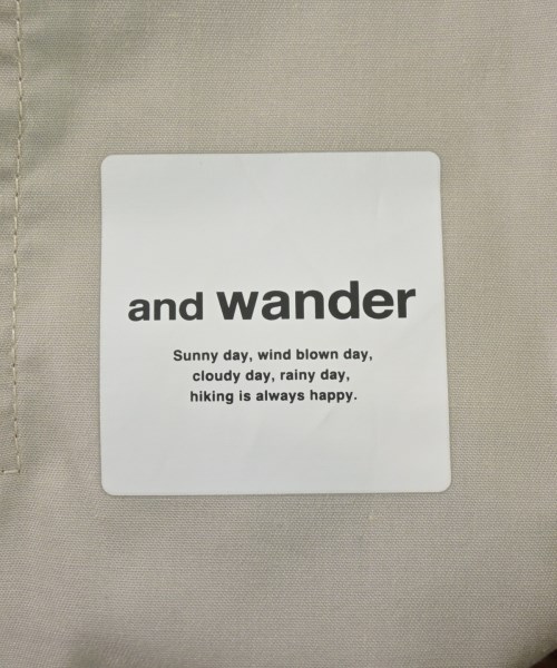 and wander（アンド　ワンダー）その他 オレンジ サイズ:M レディース/2200723200031