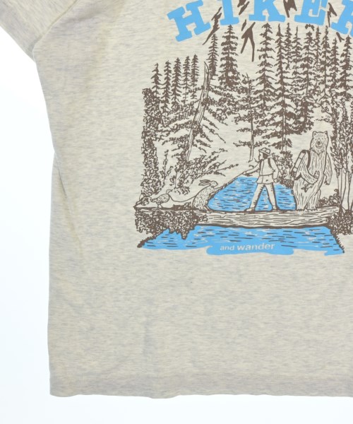 and wander（アンド　ワンダー）Tシャツ・カットソー グレー サイズ:-(M位) メンズ/2200692329016