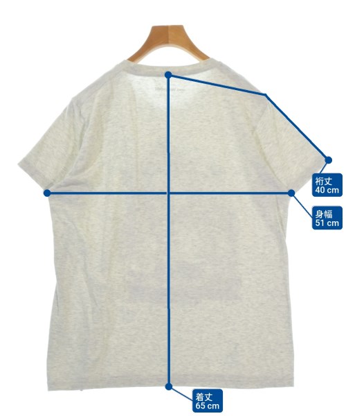 and wander（アンド　ワンダー）Tシャツ・カットソー グレー サイズ:-(M位) メンズ/2200692329016
