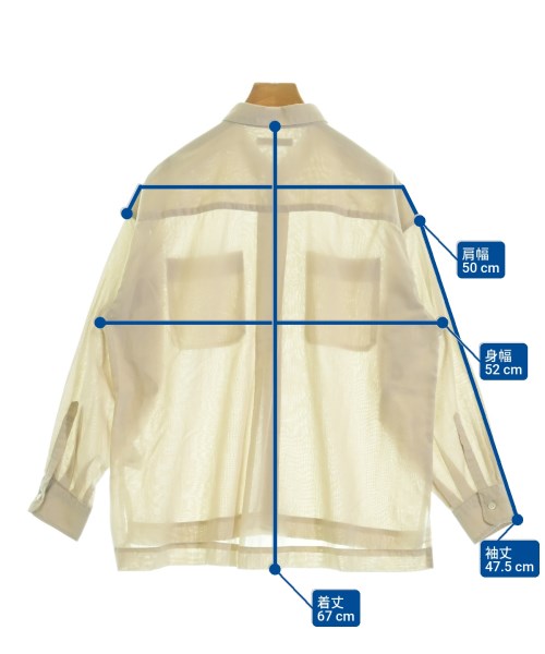 SHIPS Days（シップスデイズ）カジュアルシャツ ベージュ サイズ:ONE レディース/2200640967079