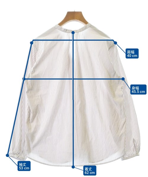 SHIPS Days（シップスデイズ）カジュアルシャツ 茶 サイズ:S/M レディース/2200694659012