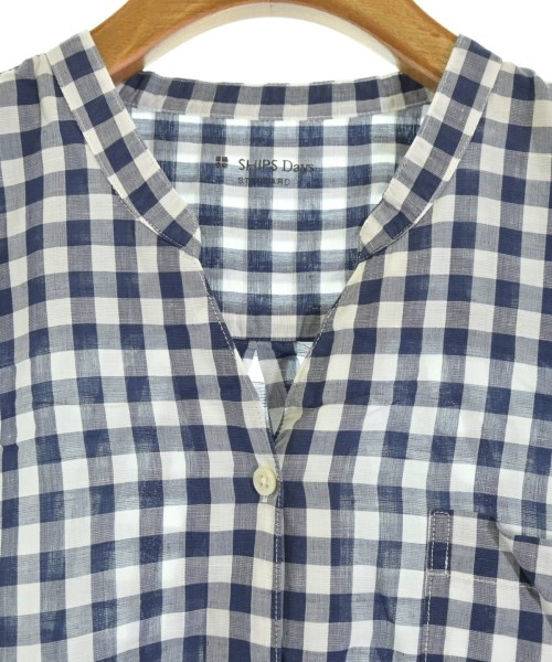 SHIPS Days（シップスデイズ）カジュアルシャツ 紺 サイズ:M/L レディース/2200647888032