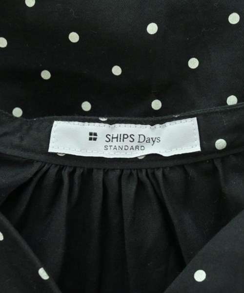SHIPS Days（シップスデイズ）ブラウス 黒 サイズ:M レディース/2200681010031