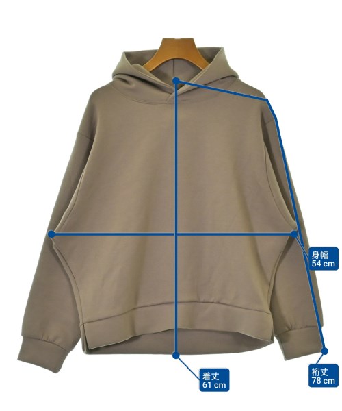 closet story UNITED ARROWS（クローゼットストーリーユナイテッドアローズ）パーカー ベージュ サイズ:F レディース/2200634938078