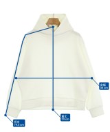 closet story UNITED ARROWS（クローゼットストーリーユナイテッドアローズ）パーカー 白 サイズ:F レディース/2200631610069