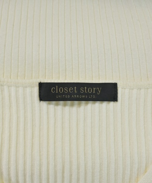 closet story UNITED ARROWS（クローゼットストーリーユナイテッドアローズ）ニット・セーター 白 サイズ:M レディース/2200612935037