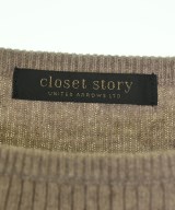closet story UNITED ARROWS（クローゼットストーリーユナイテッドアローズ）ニット・セーター ベージュ サイズ:-(XL位) レディース/2200617053064
